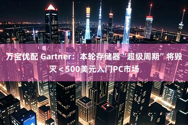 万宝优配 Gartner：本轮存储器“超级周期”将毁灭＜500美元入门PC市场