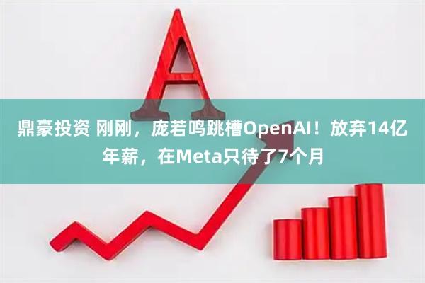 鼎豪投资 刚刚，庞若鸣跳槽OpenAI！放弃14亿年薪，在Meta只待了7个月
