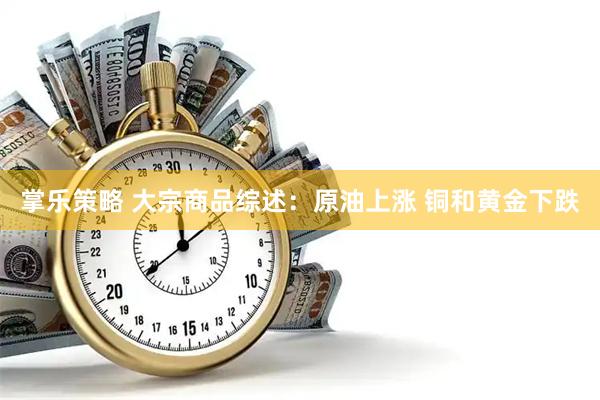 掌乐策略 大宗商品综述：原油上涨 铜和黄金下跌