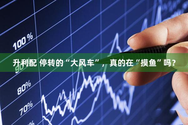 升利配 停转的“大风车”，真的在“摸鱼”吗？